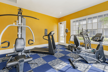 Fitness center at wyngate apartments